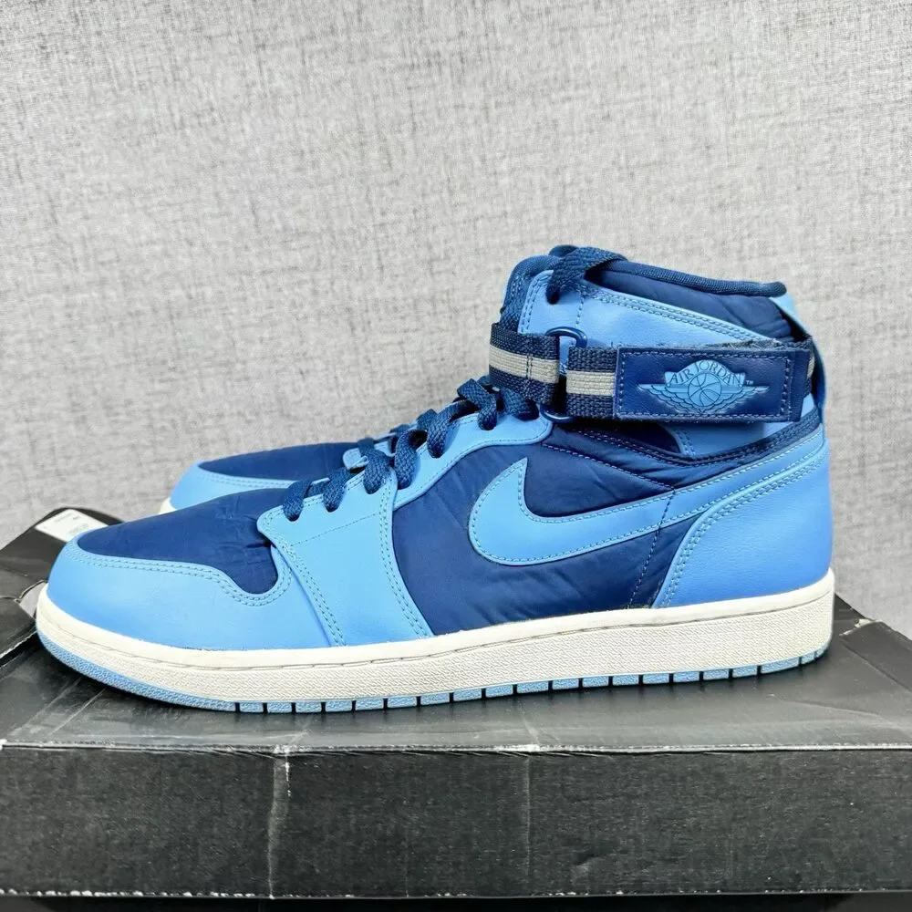Air Jordan 1 Retro High Strap French Blue Sneakers Shoes Men's 13
